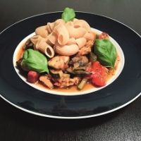 Rezept Mediterranes Gemüse mit Vollkornnudeln