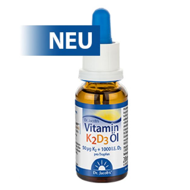 NEU Dr. Jacob's Vitamin K2 D3 Öl