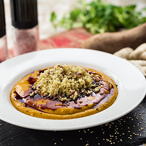 Unsere leckere Dr. Jacob's rote Basensuppe mit Quinoa